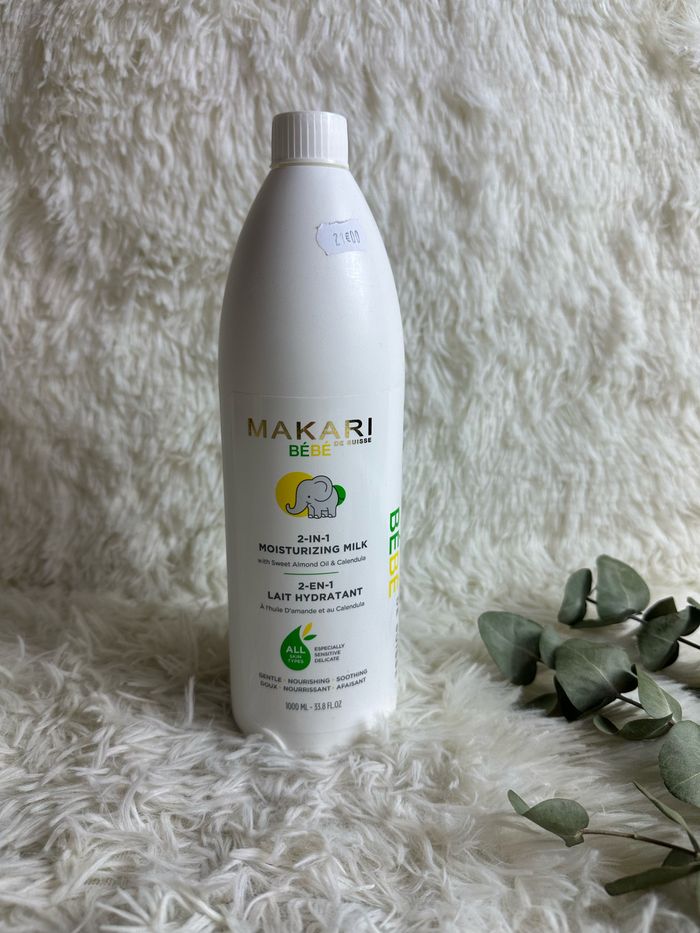 Lait hydratant 2 en 1 Makari