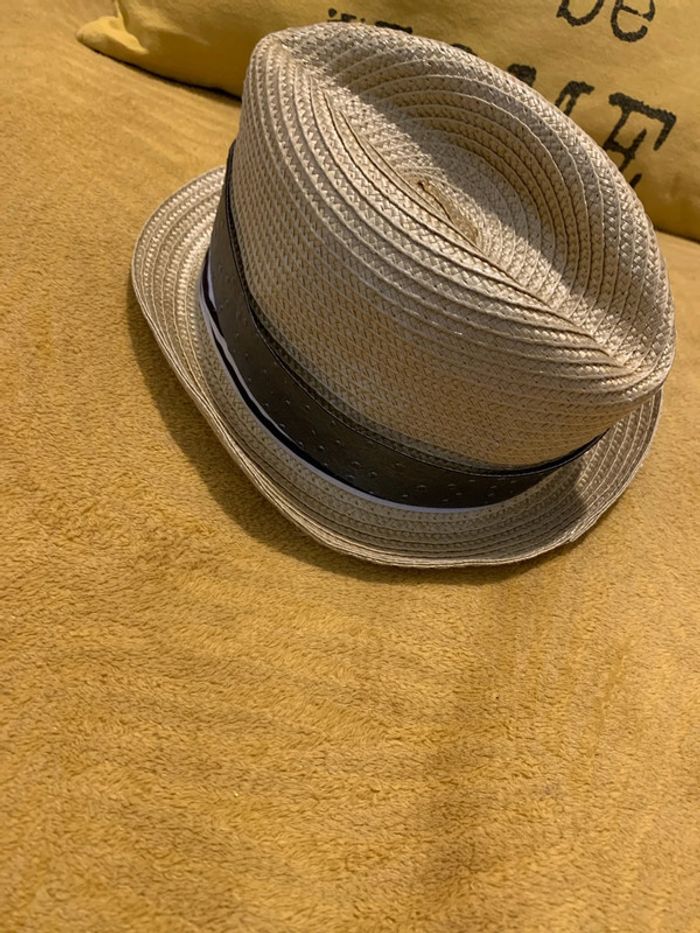 Borsalino effet paille tressé - photo numéro 3