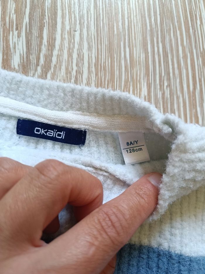 Pull laine rayé 8 ans okaidi - photo numéro 2