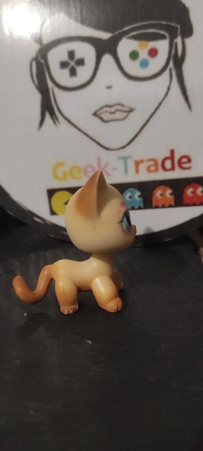 Littlest Petshop LPS chat europeen 816 cat european Authentic Shorthair Pink - photo numéro 3