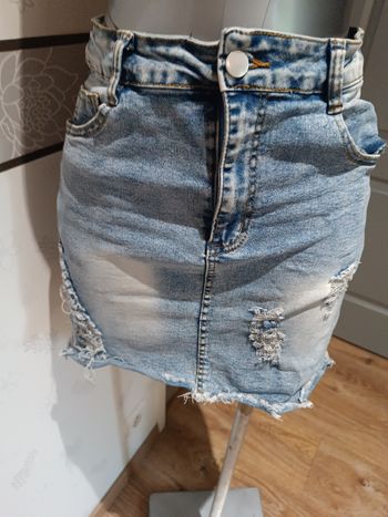 Mini jupe femme jean t 40/42