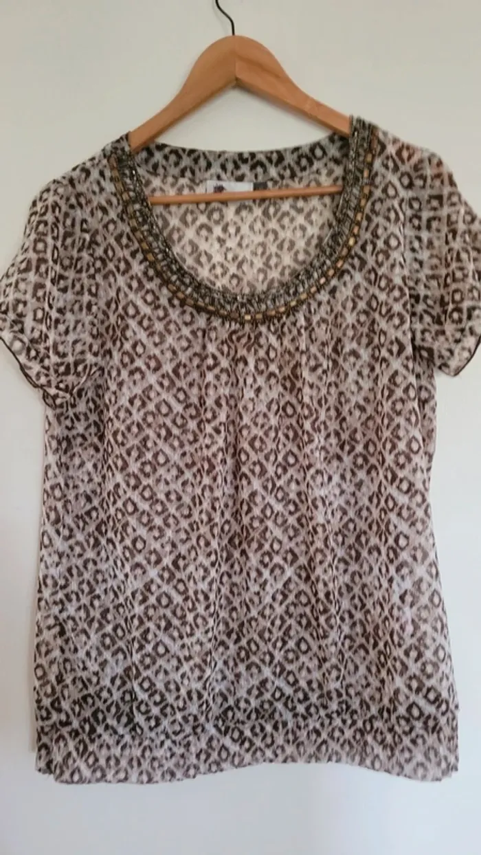 Blouse transparente marque kwomen taille 44