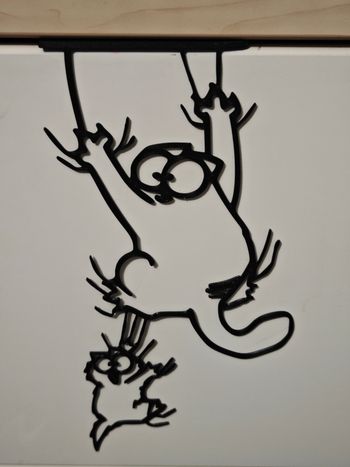 Décoration murale  humoriste chats 🌿