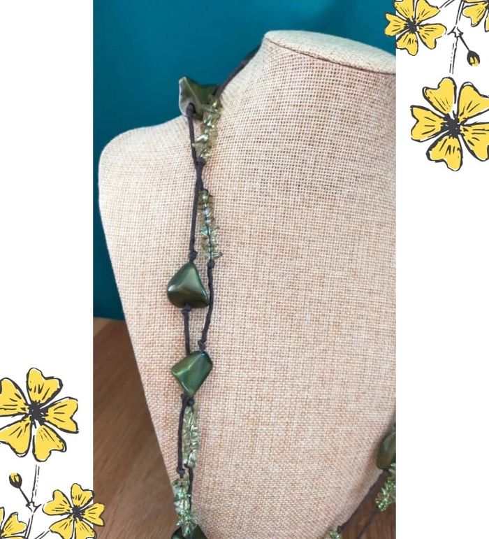 Collier Vert d’Aventure _ Collection Émeraude Urbaine - photo numéro 4