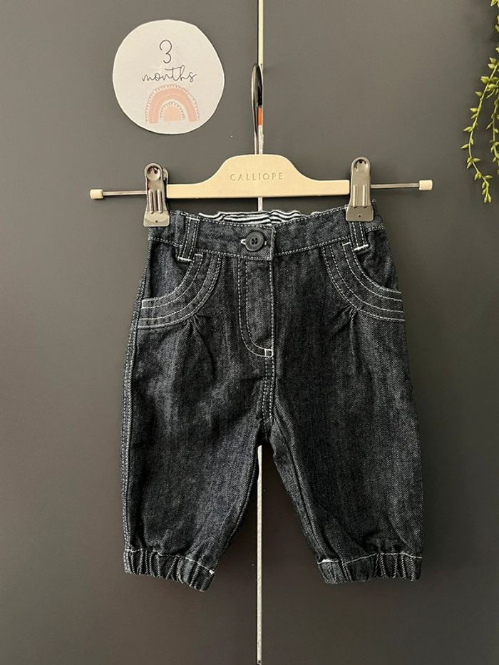 Jean petit bateau mixte 3 mois