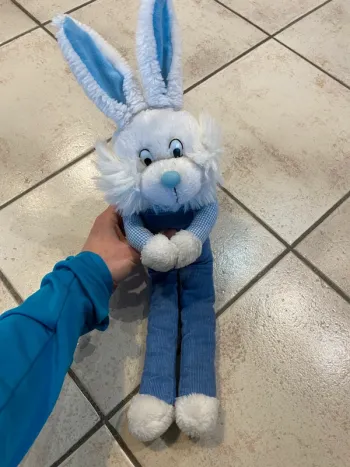 Peluche lapin vintage Damart