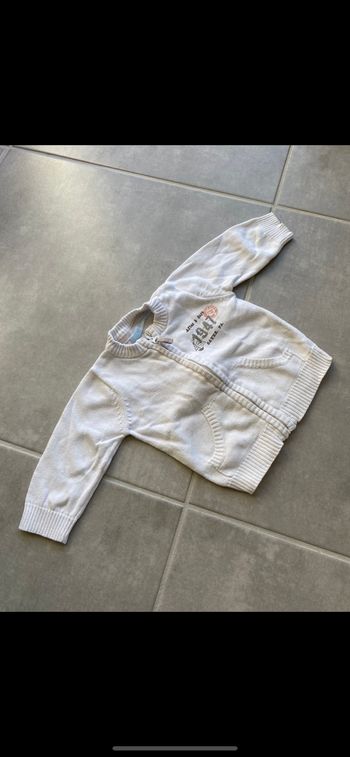 Gilet zippé 3 mois