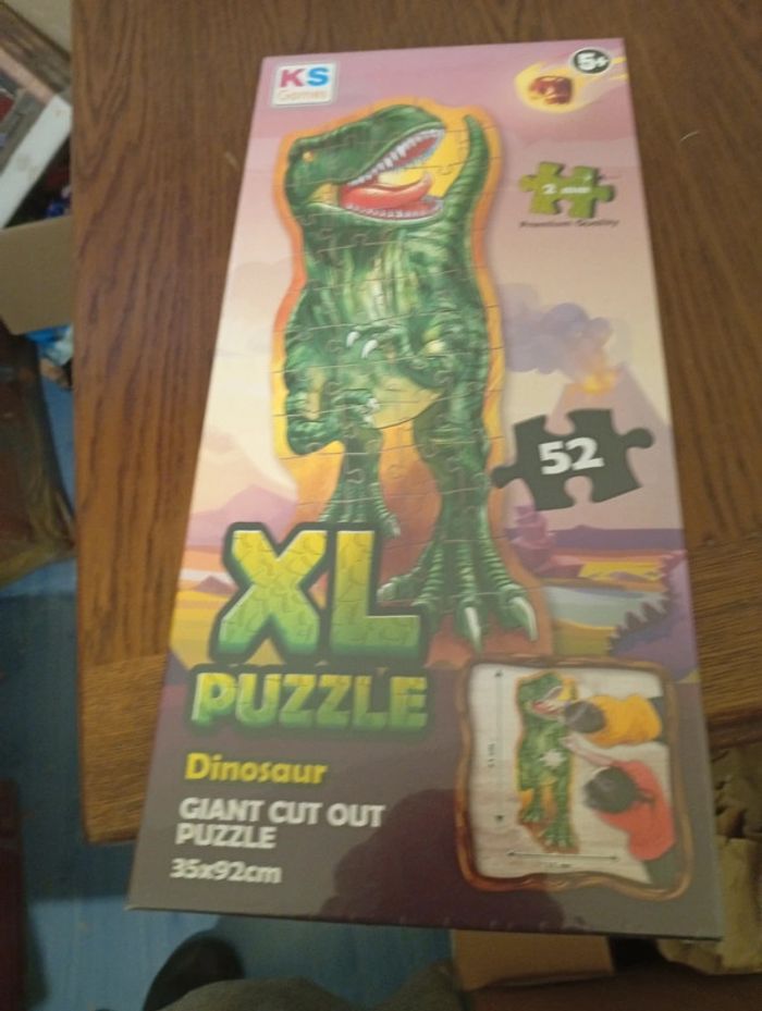Puzzle XXL dinosaure et forme dès 5 ans neuf