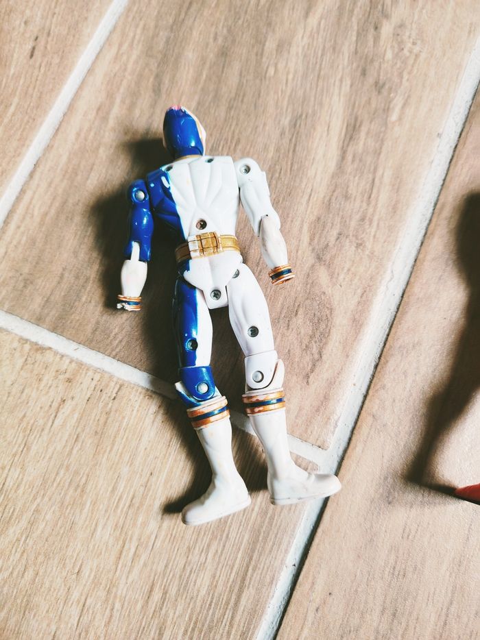 🙅 Power rangers Time force rouge/ Lost galaxy bleu/ Spd - Lot de 3 Figurines - photo numéro 8