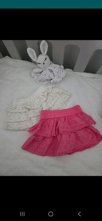 Lot 2 jupes 6 mois fille