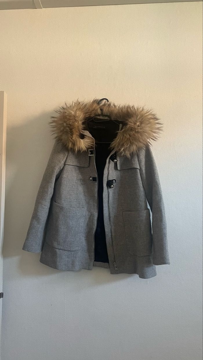 Manteau en laine zara - photo numéro 3