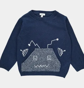 Pull 24 mois en laine et cachemire Knot