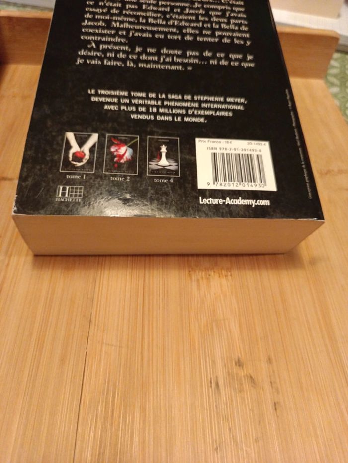 Livre Twilight chapitre 2&3 en bon état - photo numéro 10