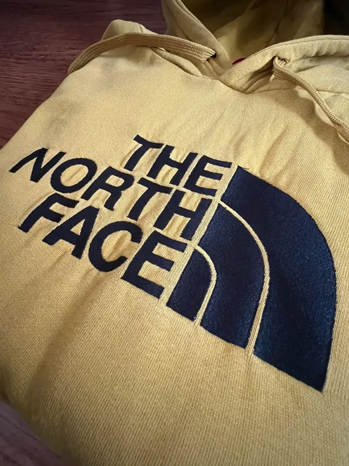 Hoodie sweat à capuche The North Face Jaune - taille M - photo numéro 5