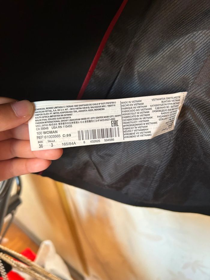 Veste blazer noir cintré taille 36 - photo numéro 5