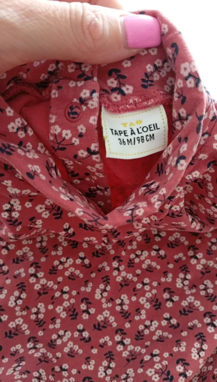 Pull tape à l'oeil taille 3 ans -98 - photo numéro 2