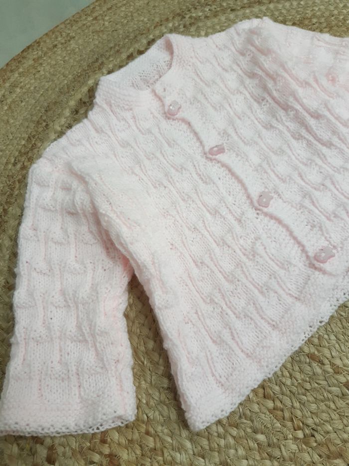 Ensemble gilet et robe en maille - photo numéro 2