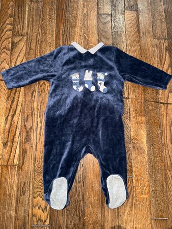Pyjama velour obaibi 6 mois