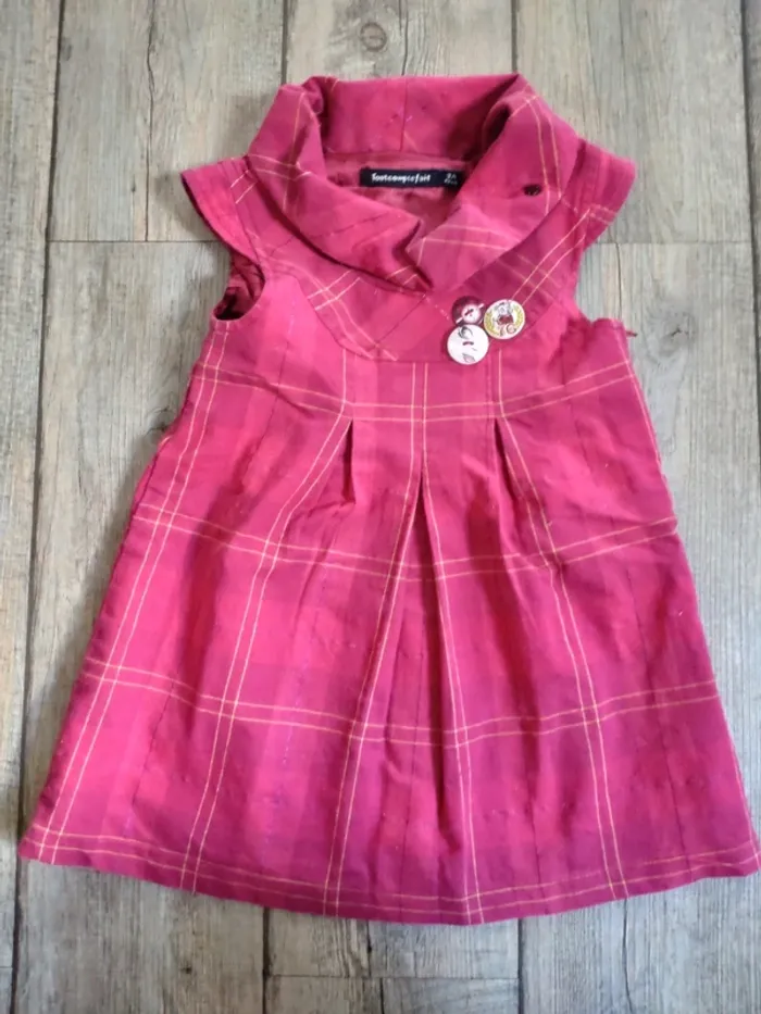 Jolie robe à carreaux fille Tout Compte Fait 3 and