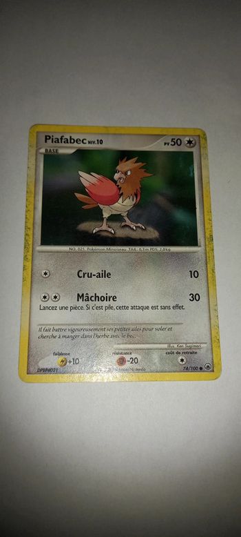 Carte pokémon piafabec