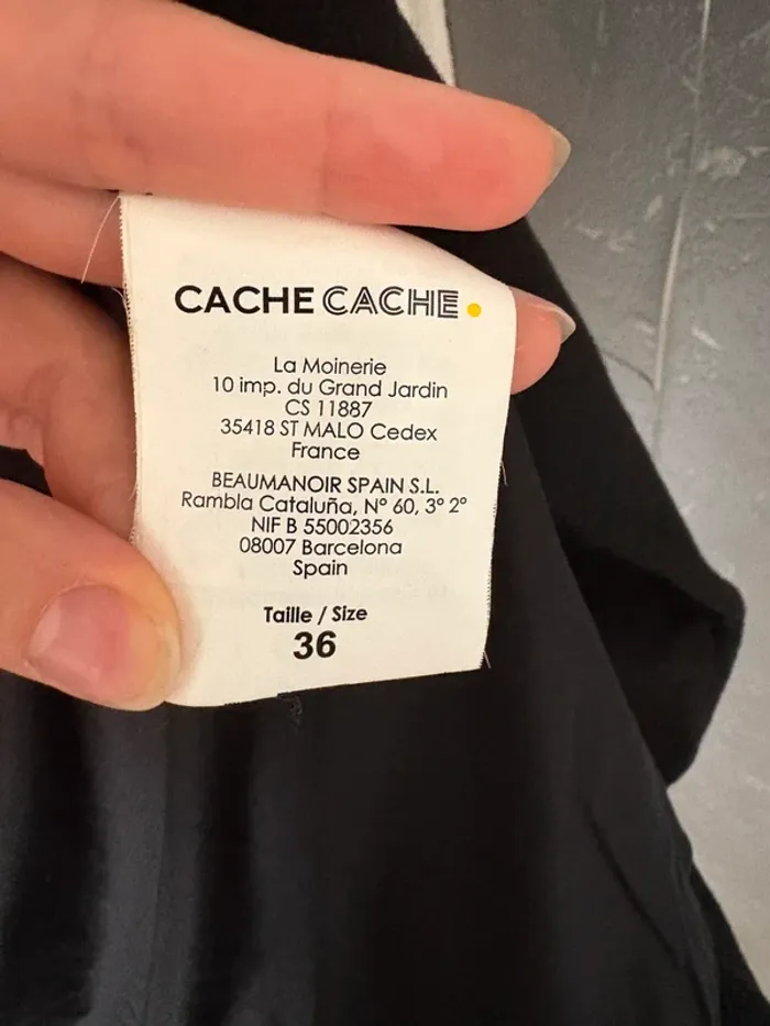 Manteau long cache cache - photo numéro 2