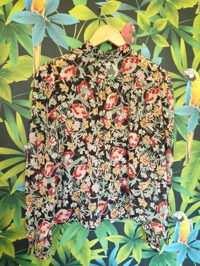 Chemise transparente col Mao - photo numéro 4
