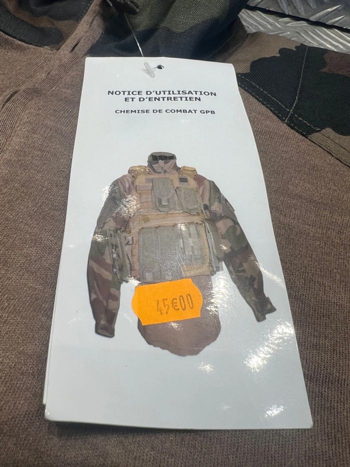 t-shirt chemise de combat militaire tactical gilet pare balles leo minor 2011 taille xl neuf - photo numéro 3