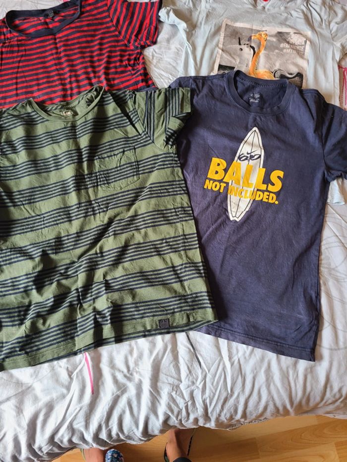 Lot tee shirt homme S - photo numéro 3