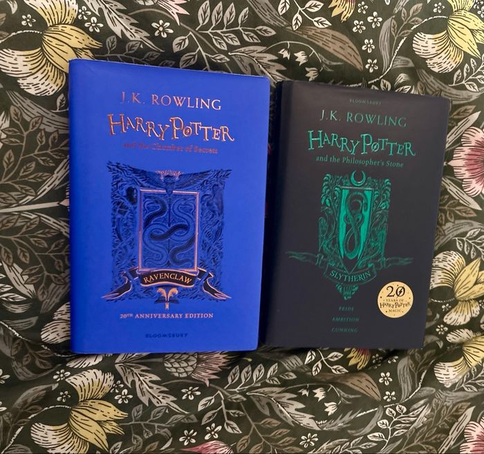Lot de 2 livres Harry Potter – Éditions 20e Anniversaire (Bloomsbury, anglais)