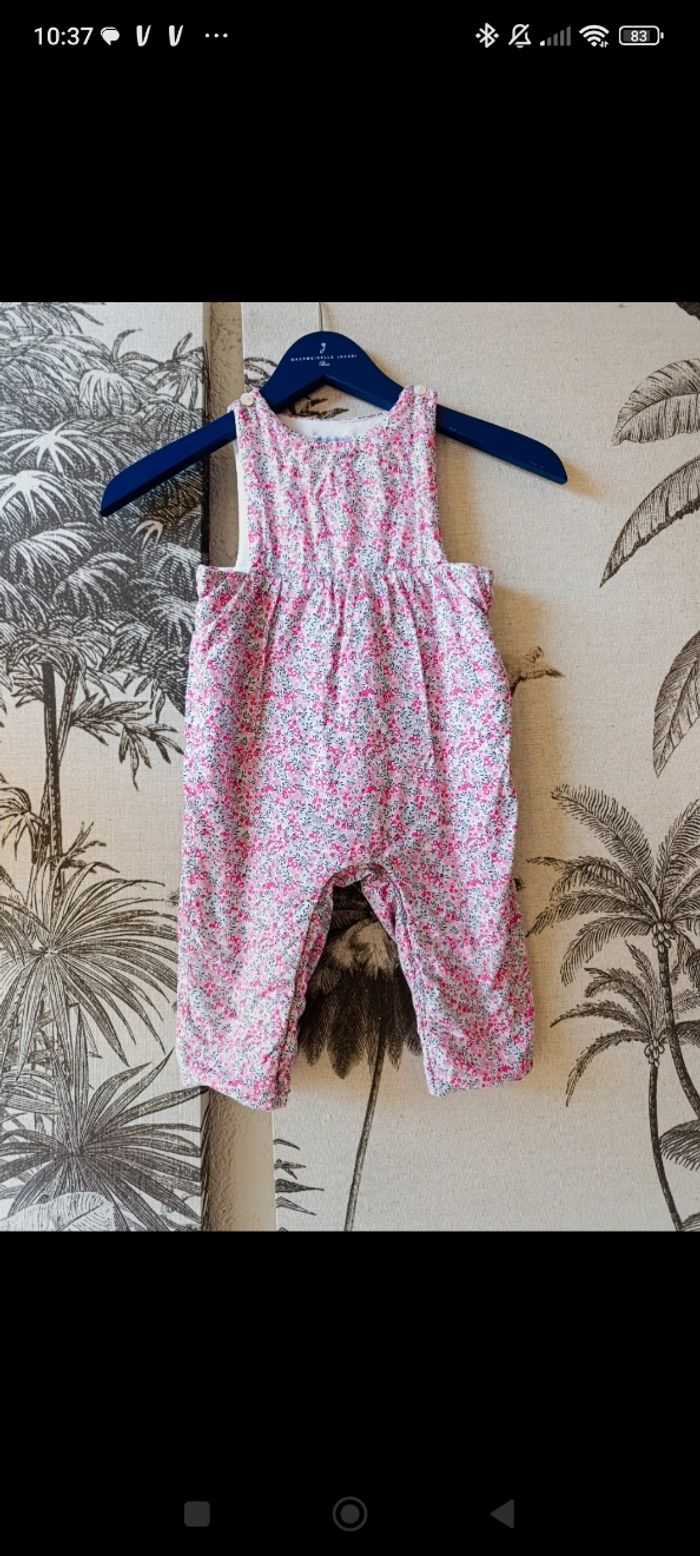 Salopette liberty Wiltshire Jacadi 12 mois