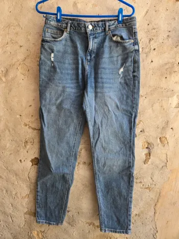 Jean slim taille haute Kiabi 40