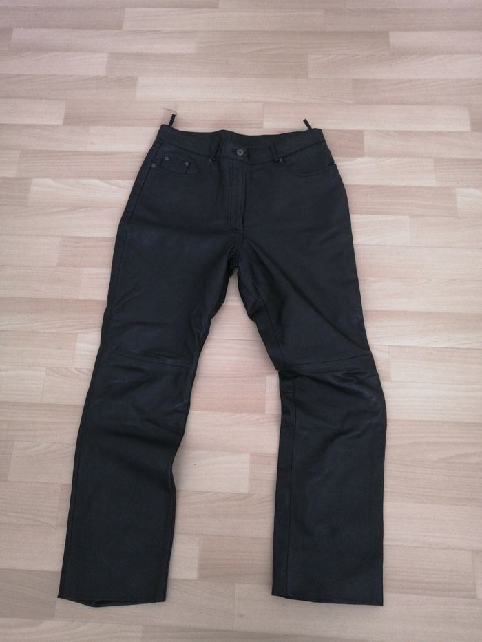 Pontalon cuir noir