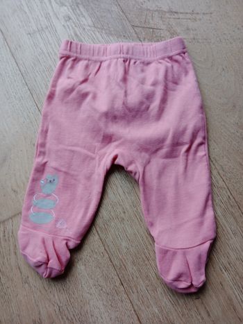 Legging bébé 1 mois avec pieds – Vertbaudet rose