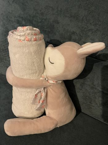 Adorable Doudou et son plaid Obaïbi