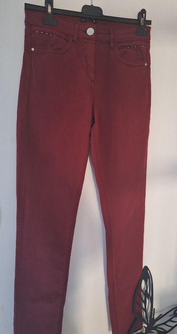 Pantalon bordeaux