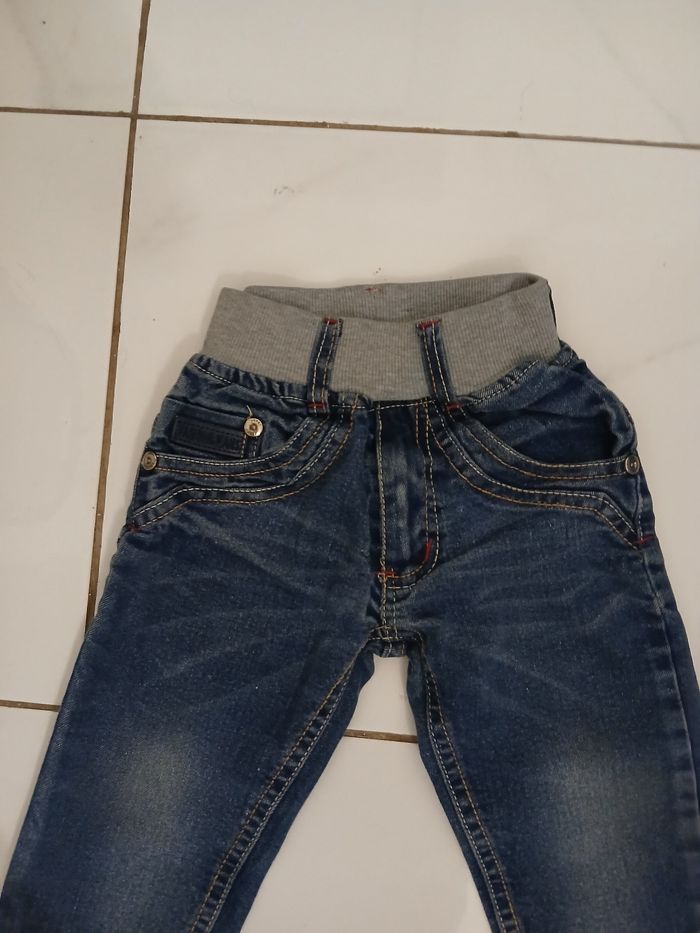 Pantalon jean bebe garcon  2 poche devant et derriere - photo numéro 5