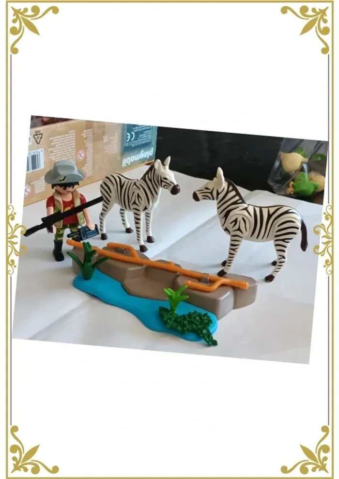 Gardien avec Zèbres playmobil - photo numéro 6