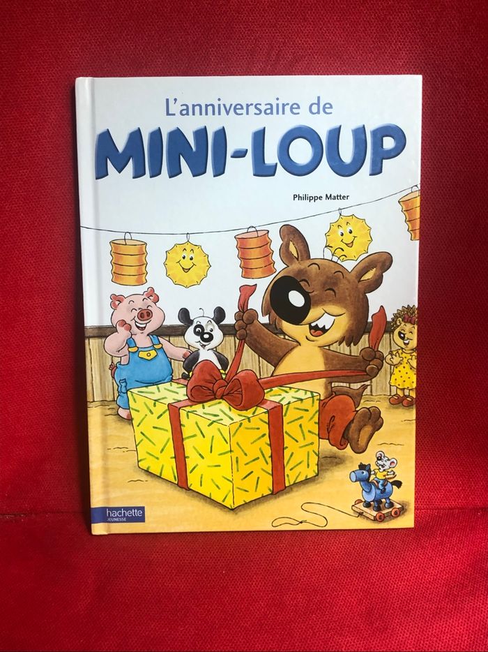 Livre mini loup l’anniversaire