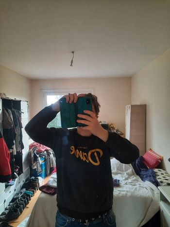 Pull kiabi taille m imprimé take me dance