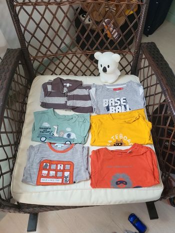 Lot tee shirt ML 18 mois