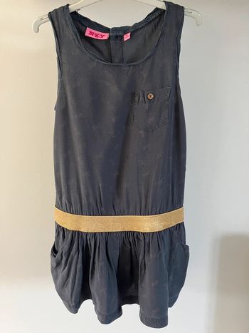 Robe bleu foncé Kiabi 5 ans