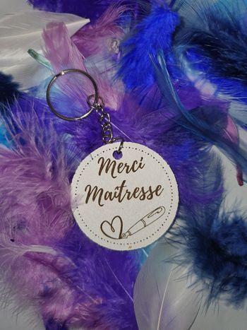 Porte clé merci maîtresse