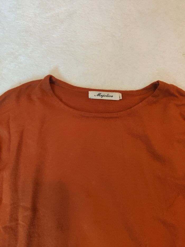 Pull fin manche en dentelle femme - photo numéro 2