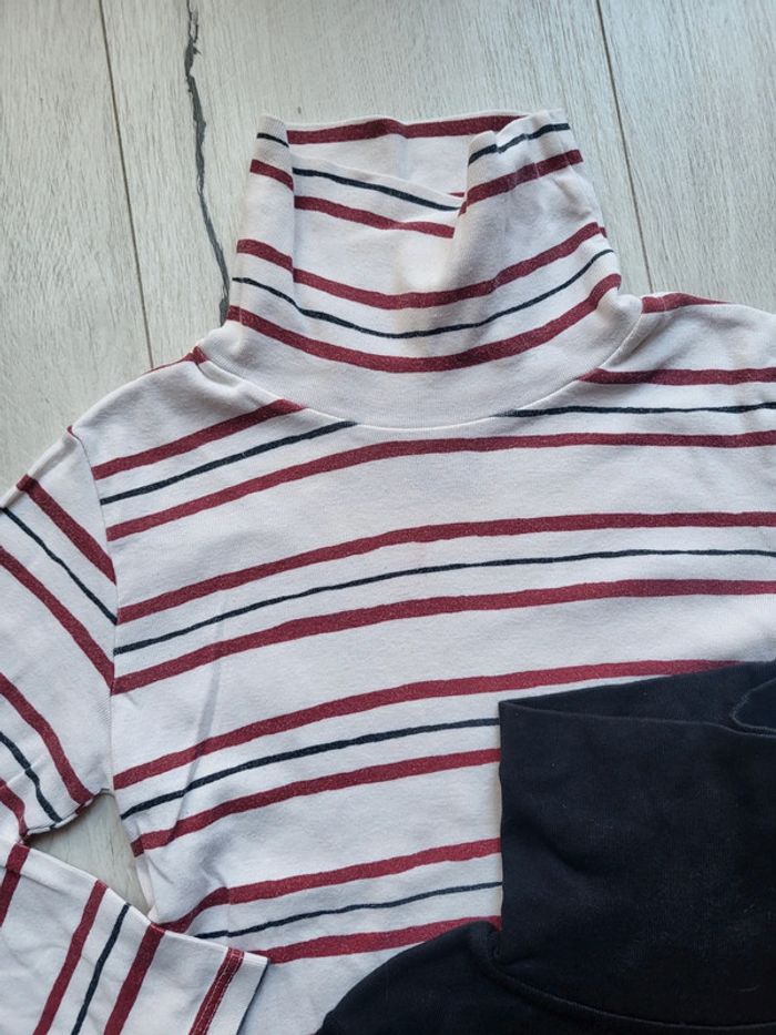 Lot de 2 cols roulés petit bateau garçon 6ans - photo numéro 3
