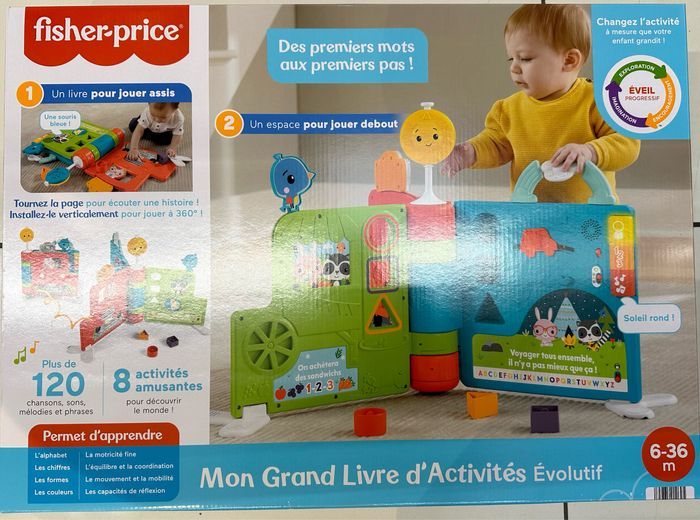 Mon grand livre d’activités Évolutif Fisher Price