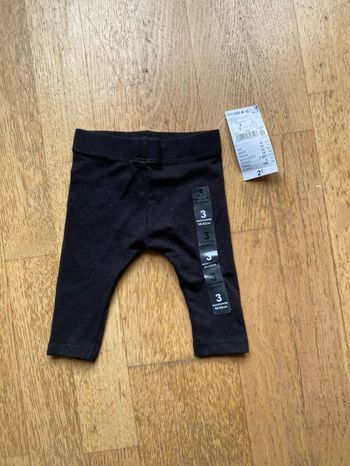 Legging noir fille 3mois
