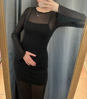 Robe longues à paillettes XS