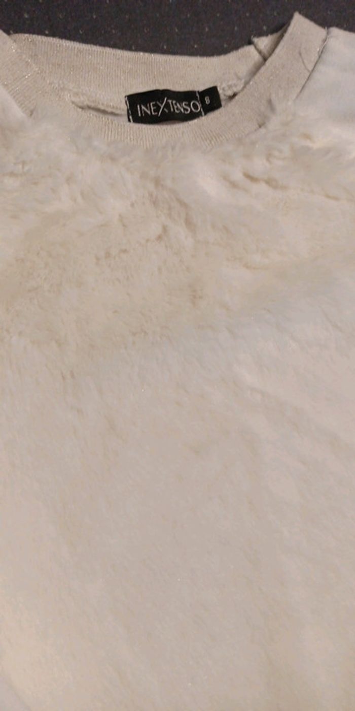 Sweat avec matière peluche - photo numéro 2