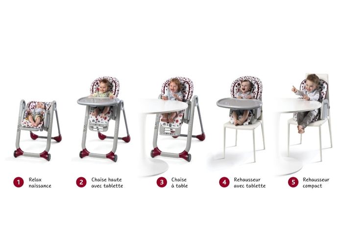 Chaise haute évolutive Poly progress 5 - photo numéro 2