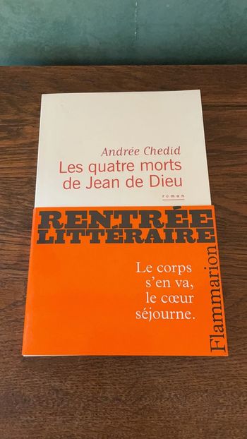 Les quatre morts de Jean de Dieu - Andrée Chedid